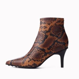 Rag & Bone boots 👢brown snake skin print leather size 41 NEW